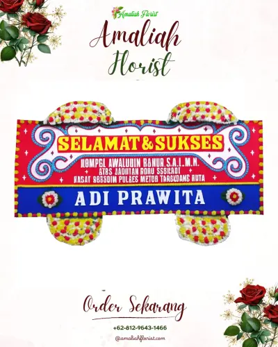Karangan Bunga Ucapan Selamat di Sudirejo Ii