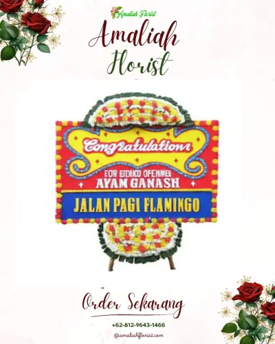 Bunga Papan Congratulation di Sudirejo Ii